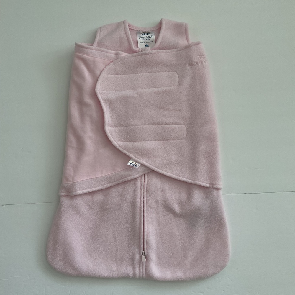 HALO Fleece SleepSack Swaddle Pink